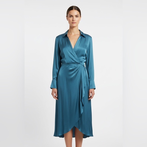 Steve Madden Dresses & Skirts - Steve Madden Teal Long Sleeve Dress